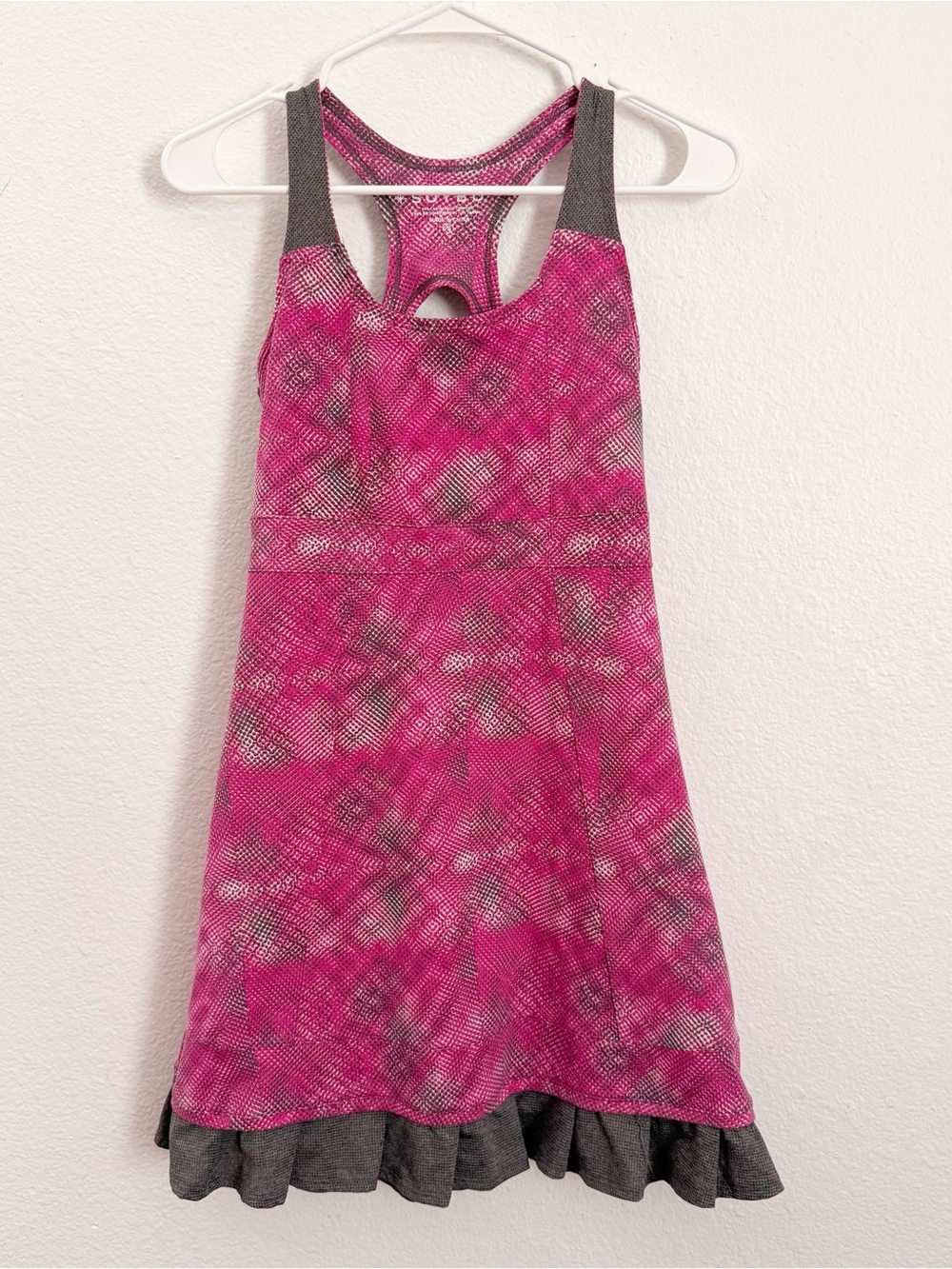Soybu | Racerback Athletic Dress In Pink & Gray